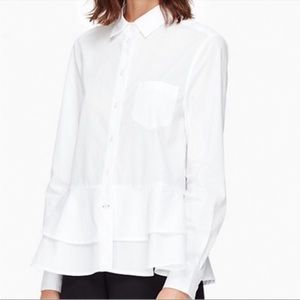 Kate Spade Peplum top